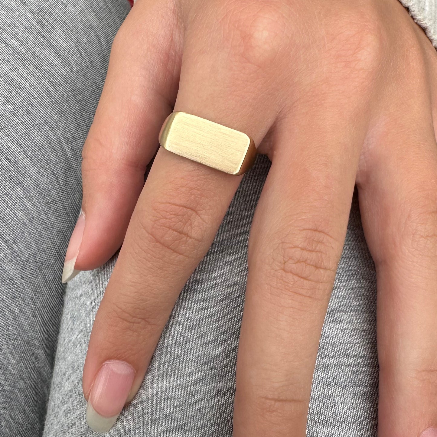 Signetring wide -gold