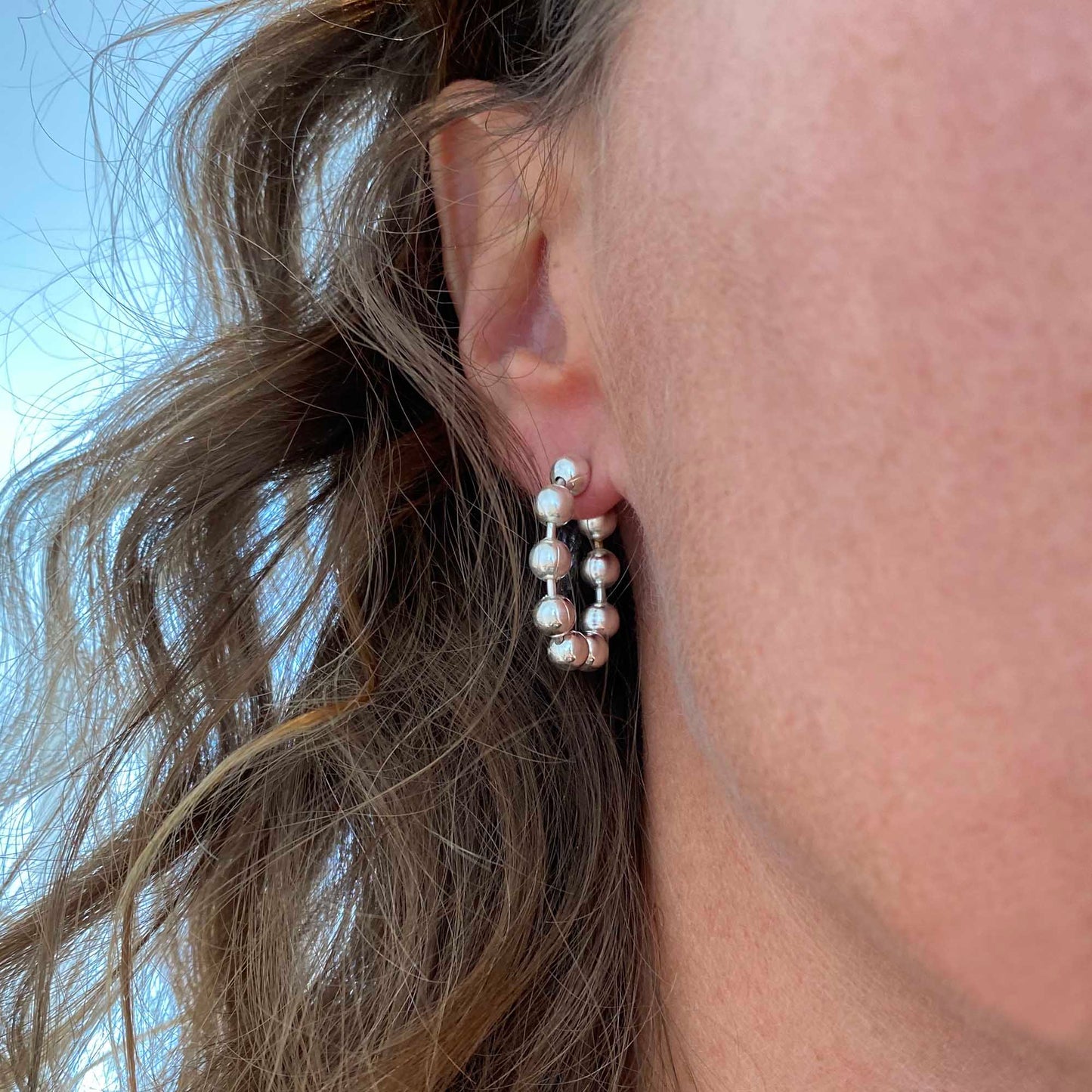 Disco ball large silver