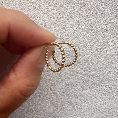 Fenja Hoops small - gilded