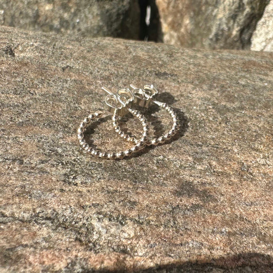 Fenja Hoops small silver