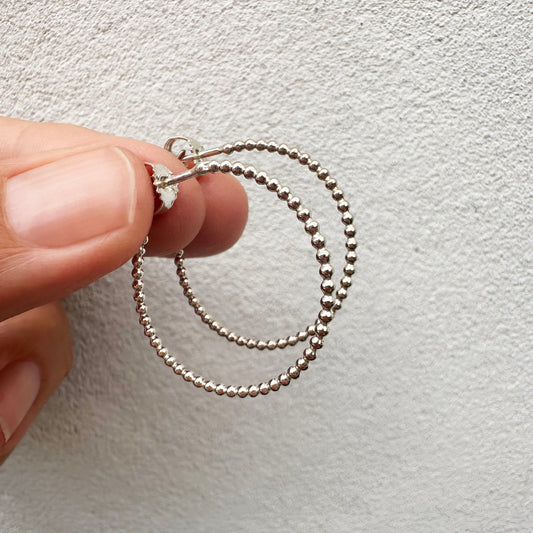 Fenja Hoops large silver