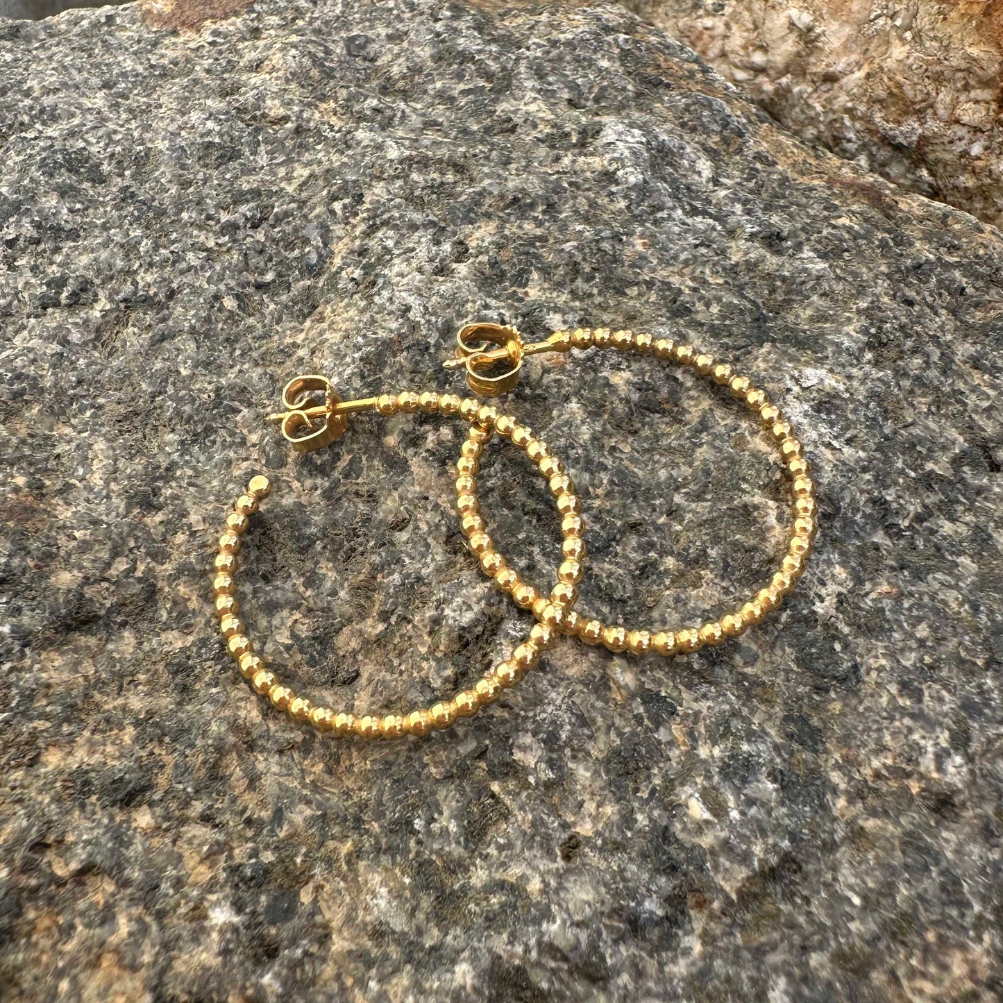 Fenja Hoops large - gilded
