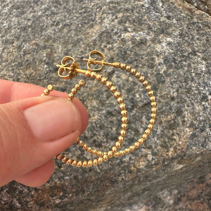 Fenja Hoops large - gilded