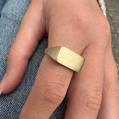 Signetring wide -gold