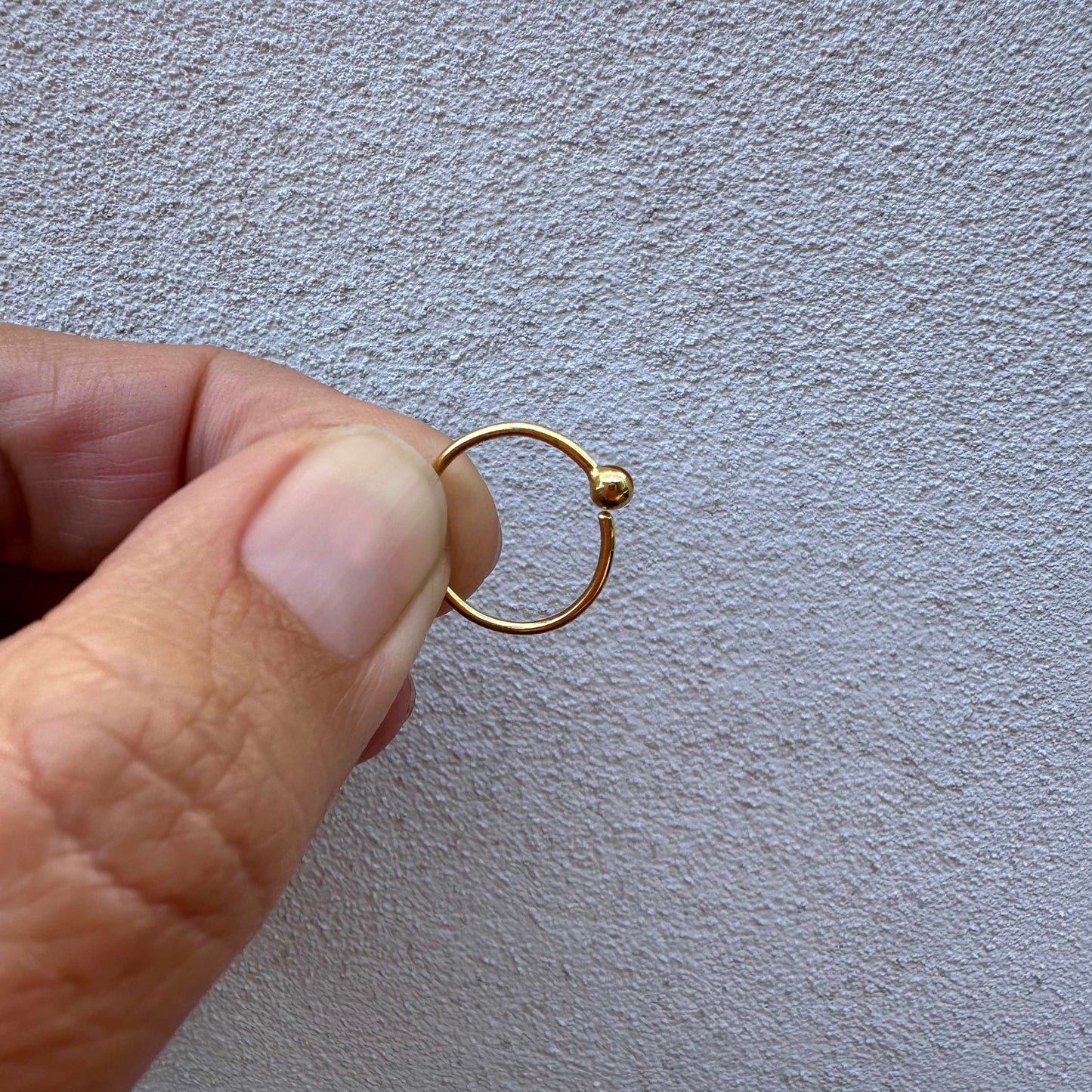 Saga hoops gilded