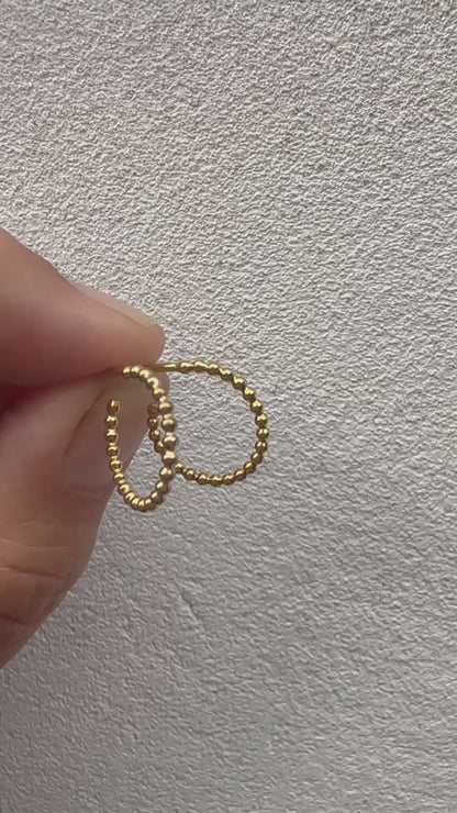 Fenja Hoops small - gilded