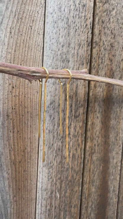 Simple hook large - gilded