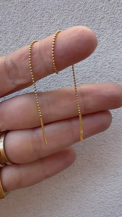 Ball string large - gilded