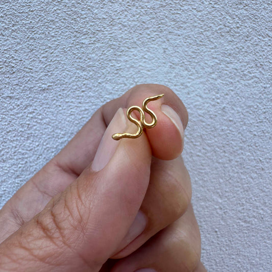 Snake - gilded